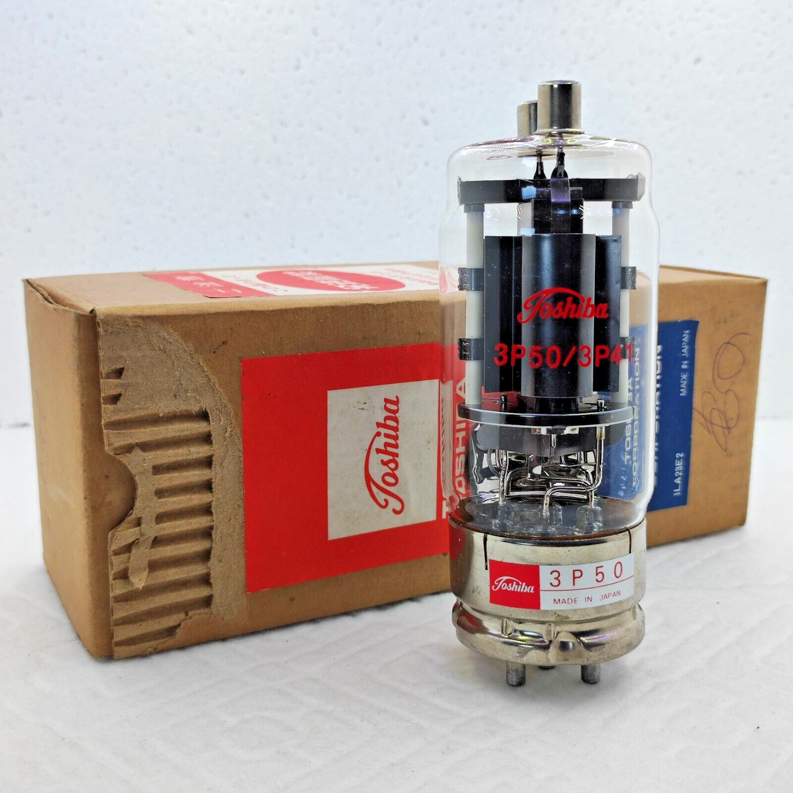 Toshiba 3P41 3P50 NOS NIB tube, power transmitting pentode, perfect  condition