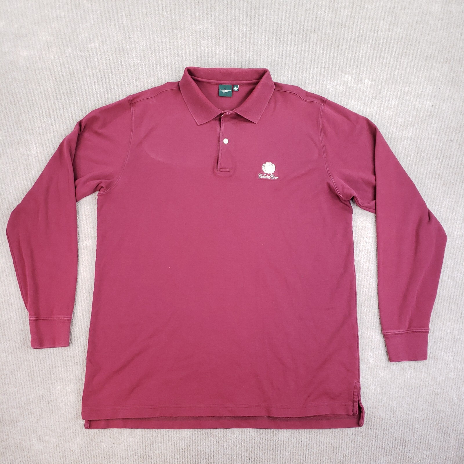 Fairway & Greene Signature Polo Shirt Mens XL Red Long
