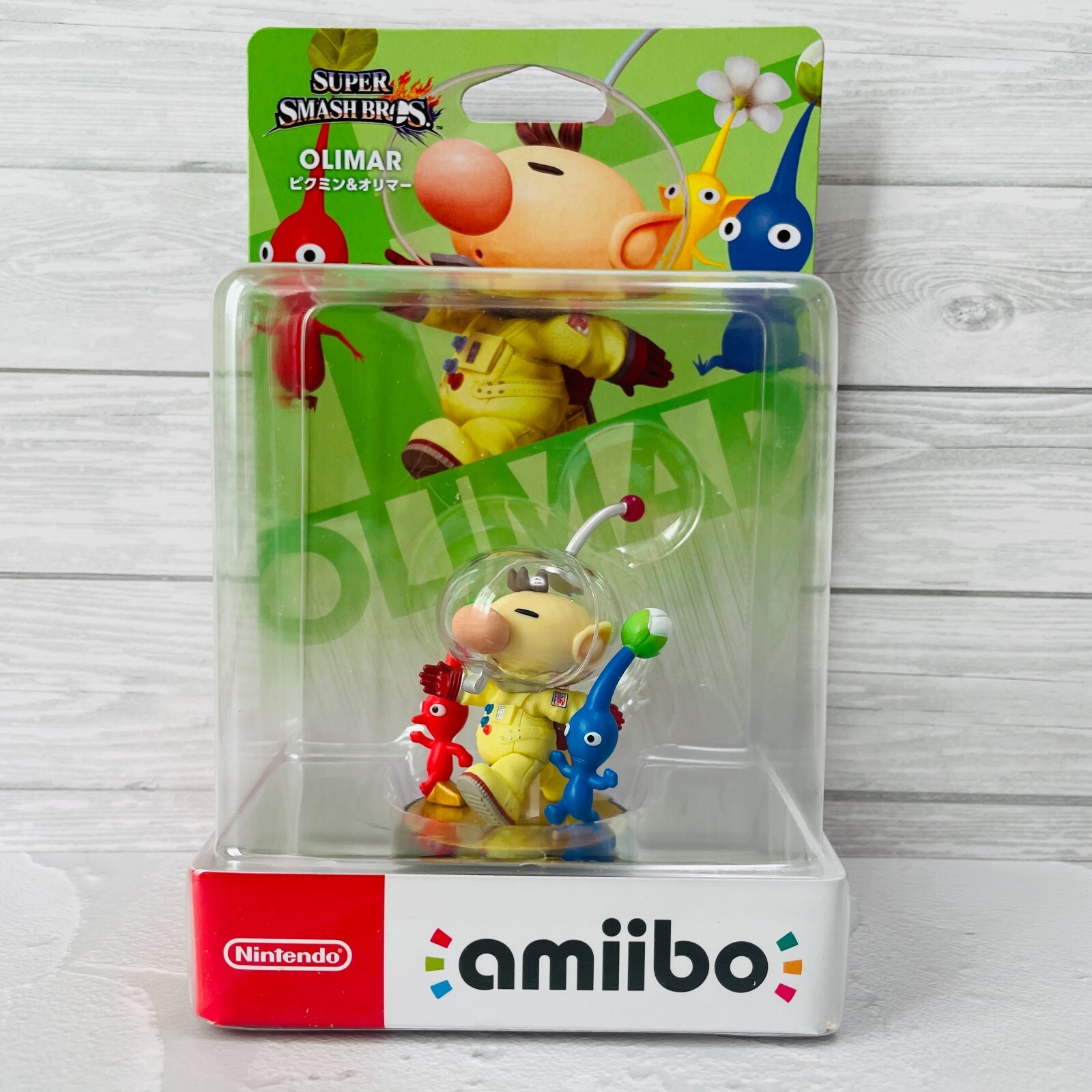 Pikmin & Olimar Amiibo Figure Super Smash Bros. Nintendo Store New