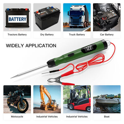 Digital Electric Circuit Tester 5V-30V 12V Light Test LCD Car Boat RV Motorcycle