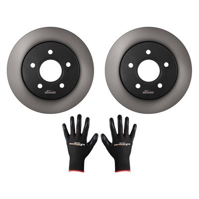 2x Disques de frein for Ford Focus II C-Max Arrière 2004-2011 1373360