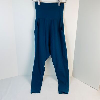 NWT Natalie Dance Wear N8639C, Size Child MC, Teal Dance Pants