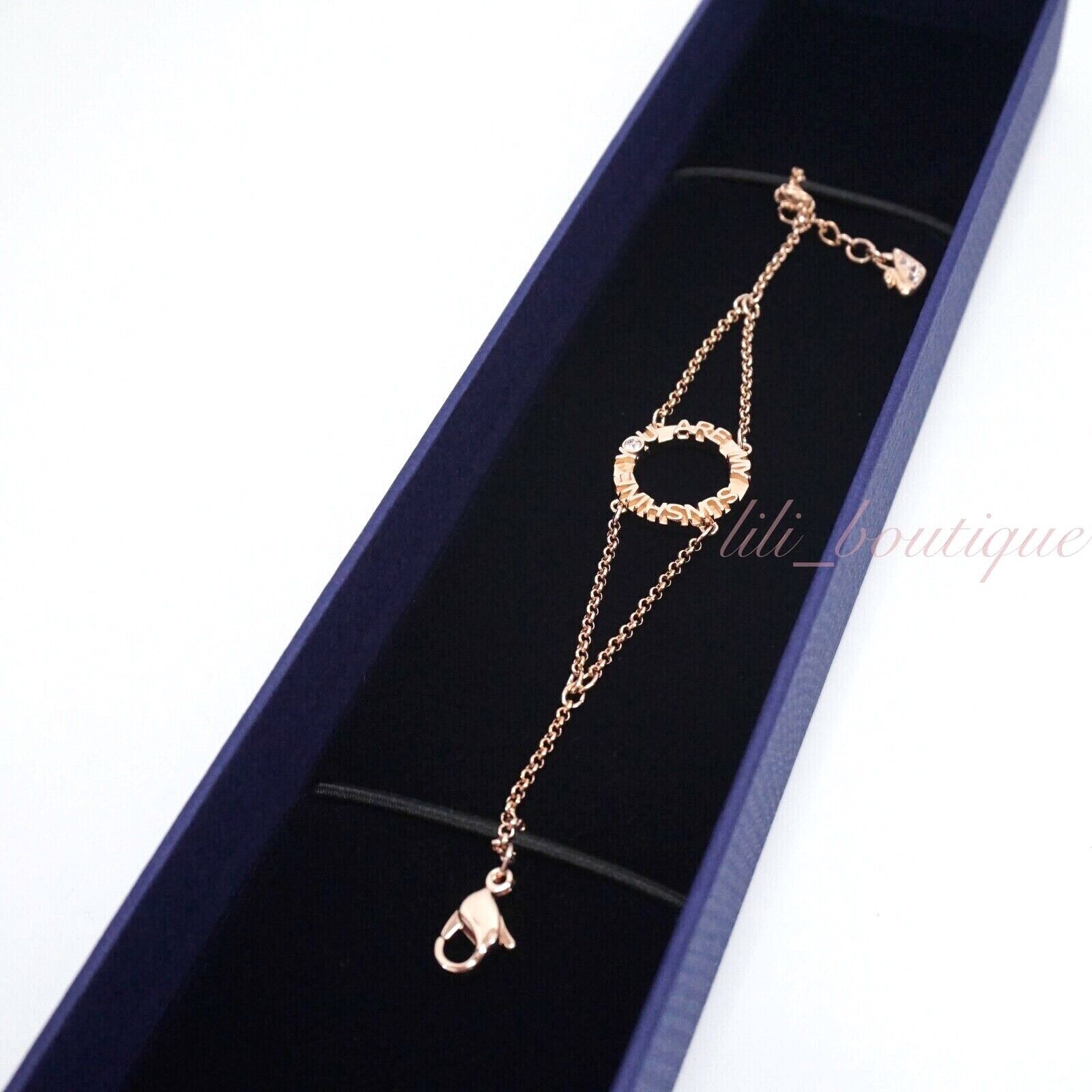 Swarovski 5358847 Admiration Bracelet White Rose Gold Tone Swarovski 5358847 Admiration Bracelet White Rose Gold Tone