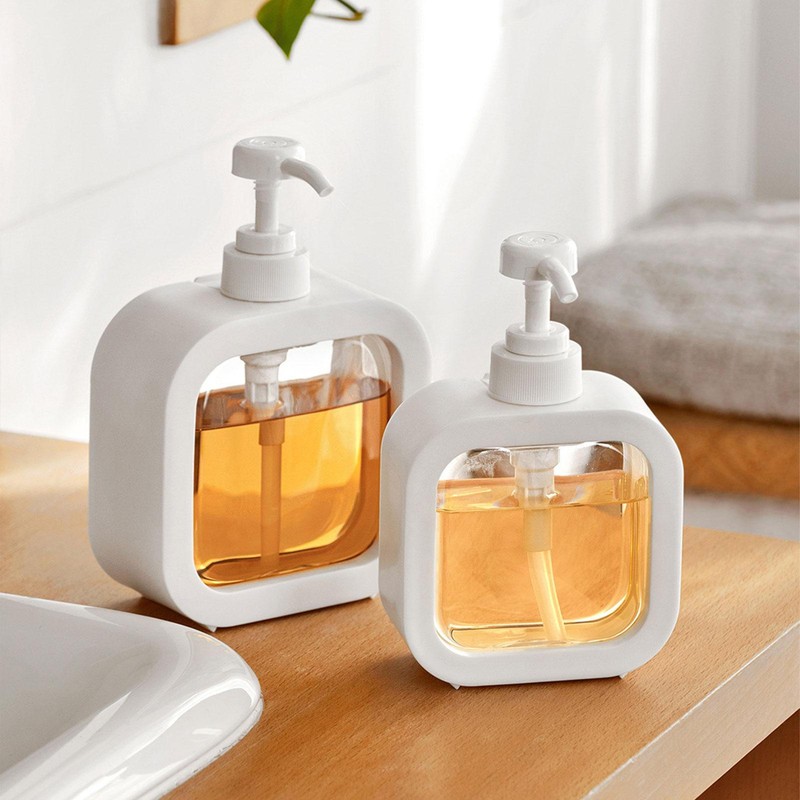 Empty Refillable Hand Pump Bottle Shampoo Container Soap Foam Dispenser