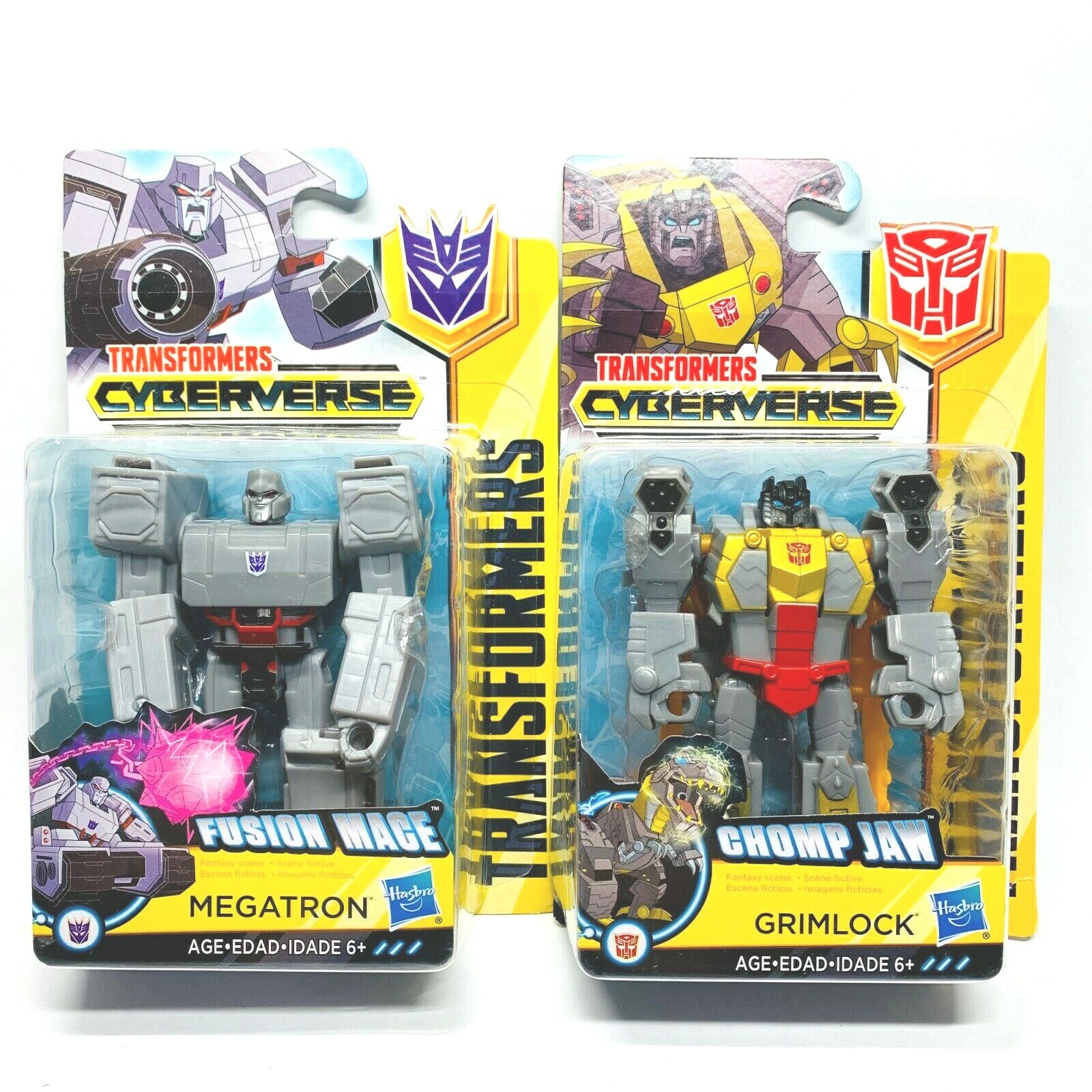 Transformers Cyberverse Scout Class Megatron And Grimlock