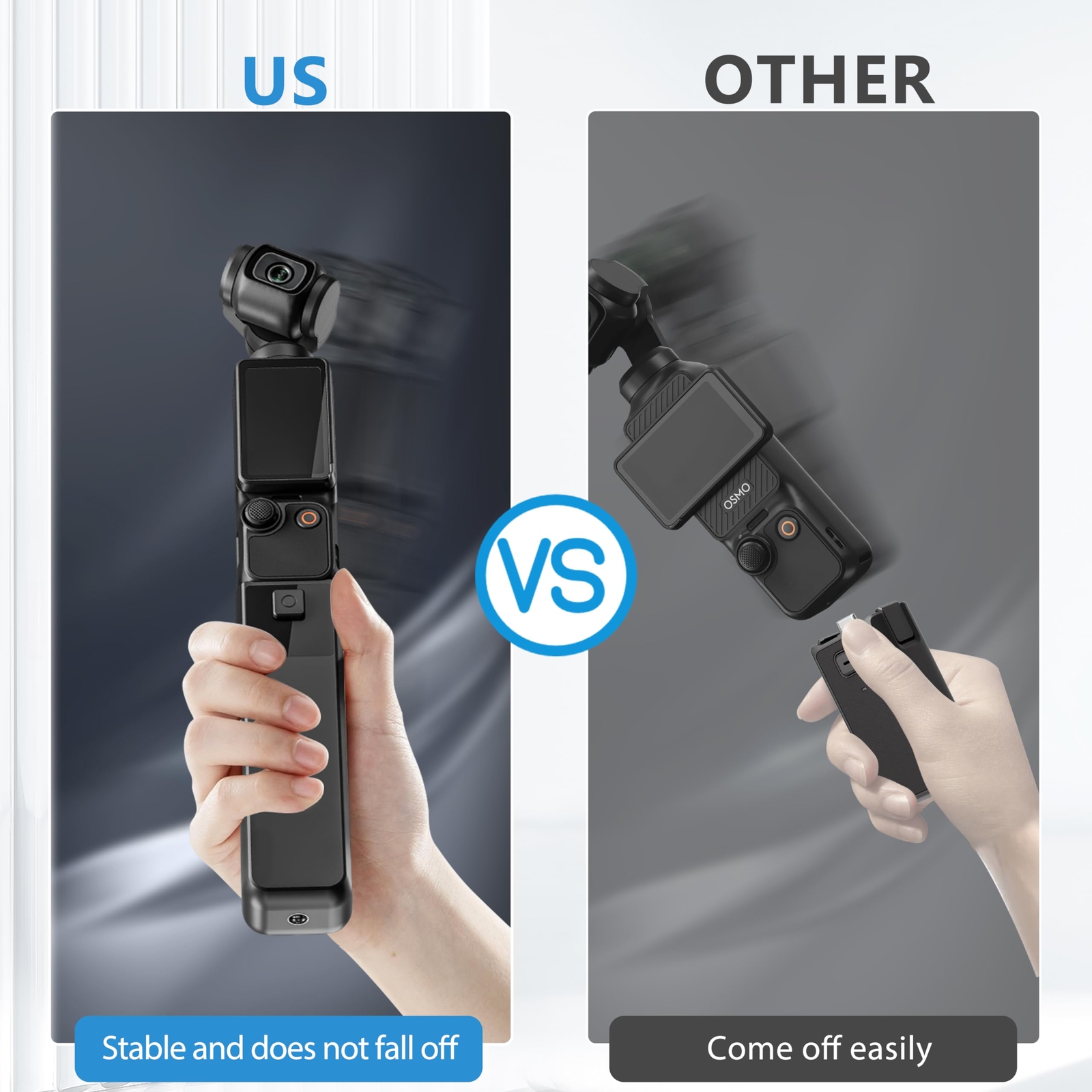 Power Bank for DJI OSMO Pocket 3 Portable Extension Rod Fast Charge Battery Grip