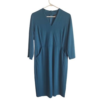 J. JILL Wearever Double Face Jersey Sheath Dress Medium