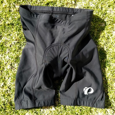 Pearl Izumi Womens XS Blk Nylon Compression Cycling Shorts Black Padded Drawcord