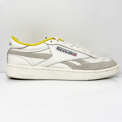 

Reebok Mens Club C Revenge GV7609 Белая повседневная обувь Кроссовки Размер 11, Белый, Club C Revenge