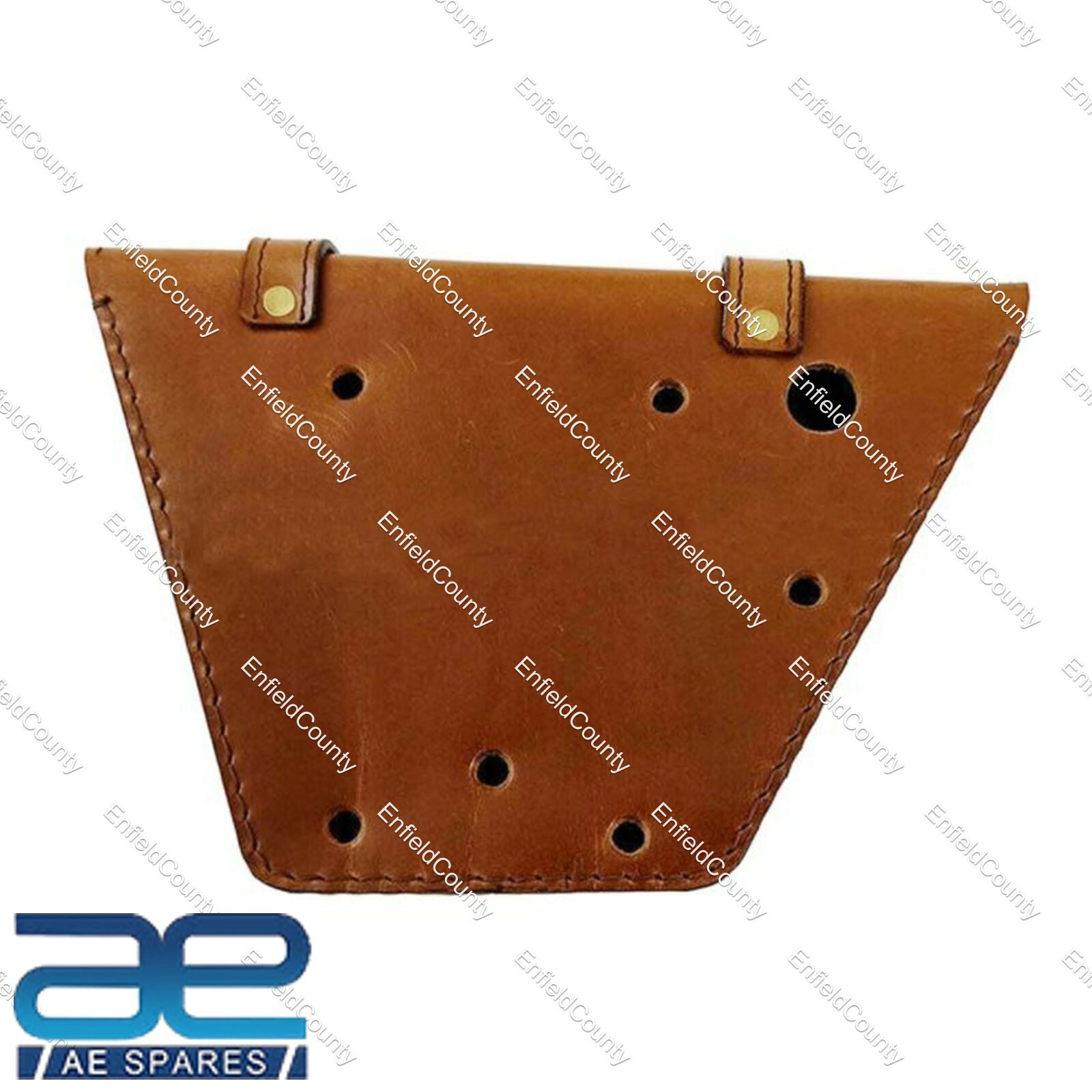 For Royal Enfield Interceptor 650 Side Panel Bag With Pocket Genuine Leather 