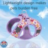 Small Dog Harness and Leash Set, Step in Dog Harness No Pull for Walking Running Training, Puppy Essentials for Dogs Cat Bunny, Adjustable Reflective Dog Vest Harness. (Purple, M)