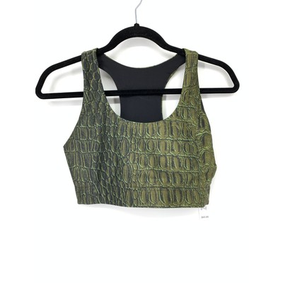 TEREZ Sports Bra Women's Size M Racerback High Shine Wireless ...
