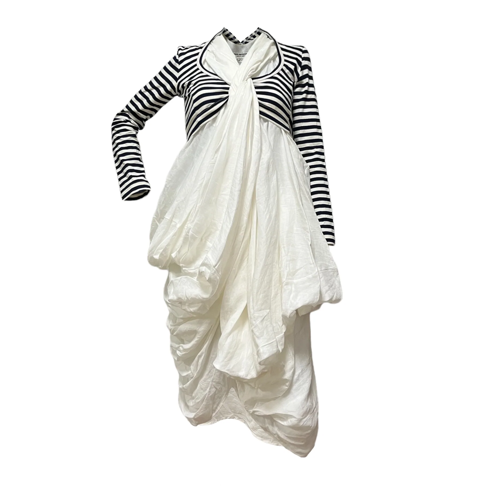 JUNYAWATANABE アシンメトリースカート JUNYA WATANABE Spring Summer 2011 Striped Asymmetric Dress