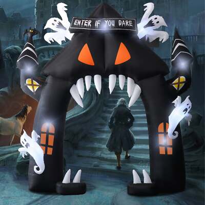 Castle Archway 10ft Halloween LED Inflatable