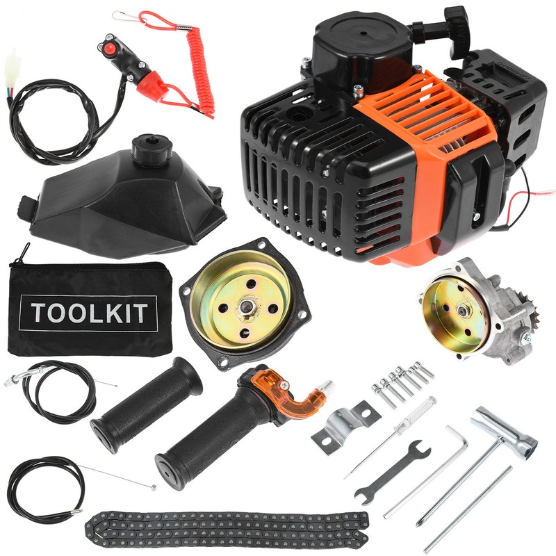 2 Stroke 50cc 47 49cc Engine Motor Transmission Kit Fr Goped Scooter
