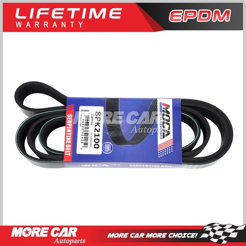 EPDM Serpentine Belt 8PK2100 for 17-20 Chevrolet Camaro 16