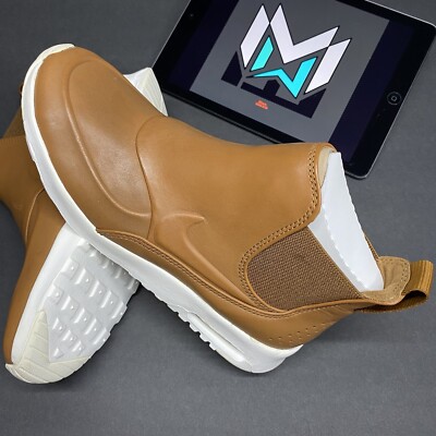 Nike Air Max Thea Mid Leather Shoes Ale Brown/Sail 859550-200 Women's Sz 7