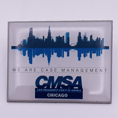 Enamel Lapel Pin Case Management Society Of America (CMSA) Chicago Chapter