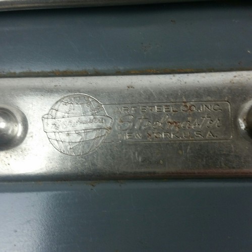 Old Vintage Steelmaster Bond Box with Key - Art Steel Co. Inc., New York U.S.A.