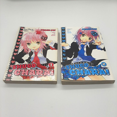 Shugo Chara! Peach-Pit Vol. 1, 2 Manga Lot of 2