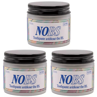 1~4 PCs NOBS Toothpaste Tablets - 62 NOBS Toothpaste Without the BS