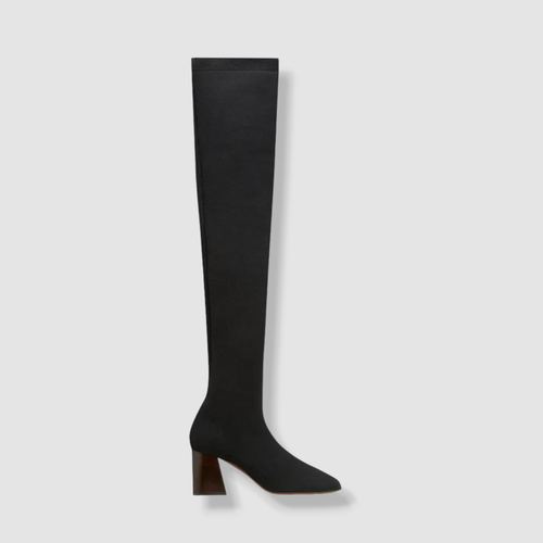 $895 Neous Women's Black Lepus Over the Knee Knit Boot Shoes