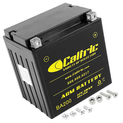 Caltric 4018013 4014609 AGM Battery for Polaris / 12V 30Ah CCA 350 / YIX30L-BS