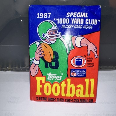 1987 Topps Football WAX PACK - Sealed & UNSEARCHED - Kelly, Cunningham, Haley RC