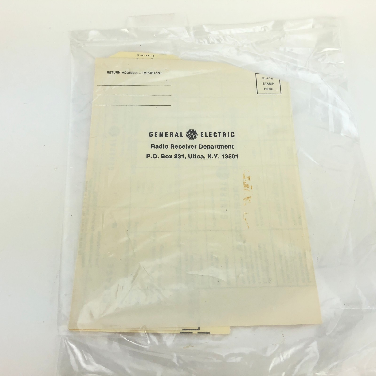 Vtg GE Portable Cassette Recorder Tape Player General Electric M8415 Desktop