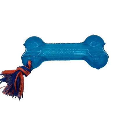 Petstages Orka Bone Royal Blue Treat-Dispensing Dog Chew Toy