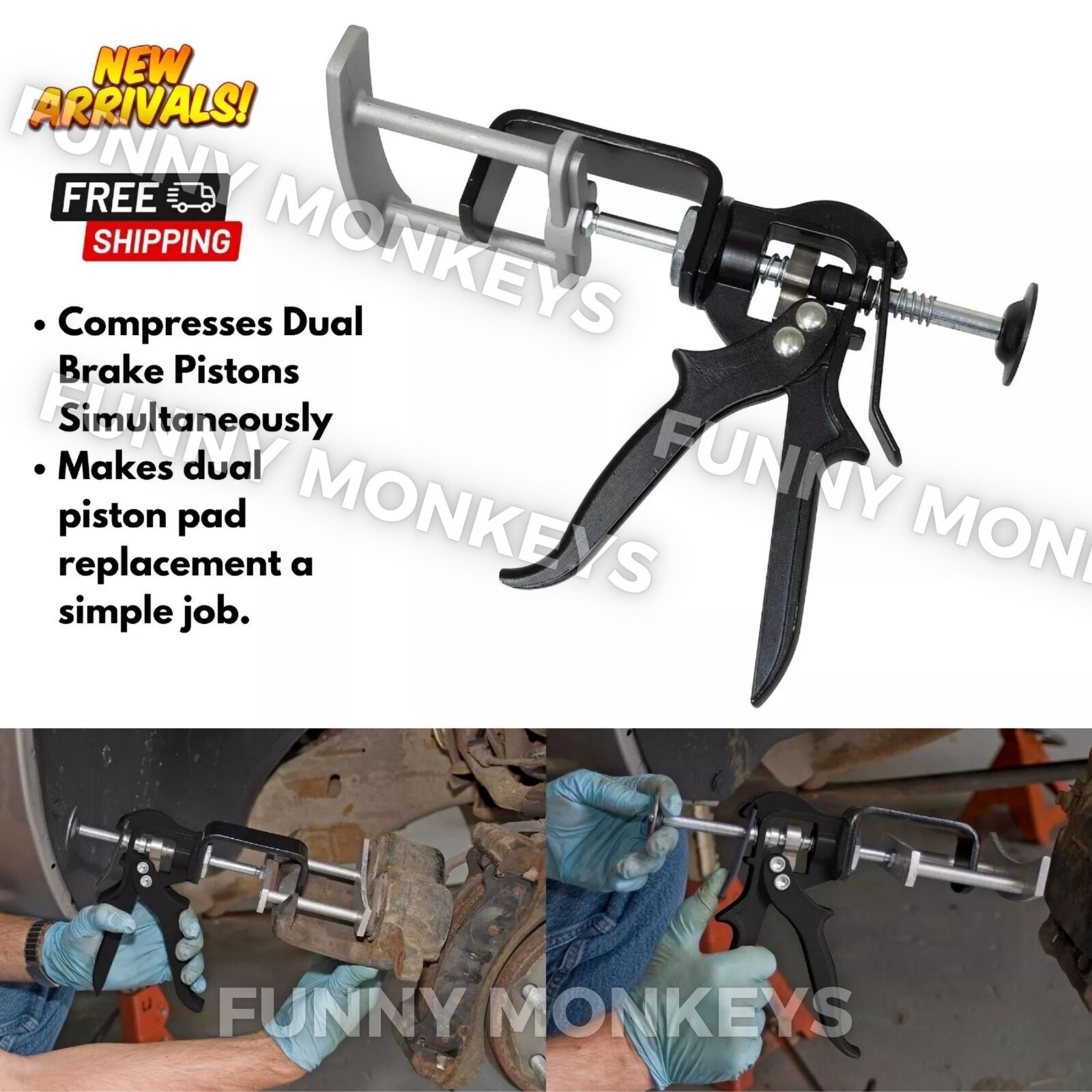 ベース Fodera x-Caliper Compressor Amazon.com: PESIKO 25750 Dual Disc Brake Caliper Compressor