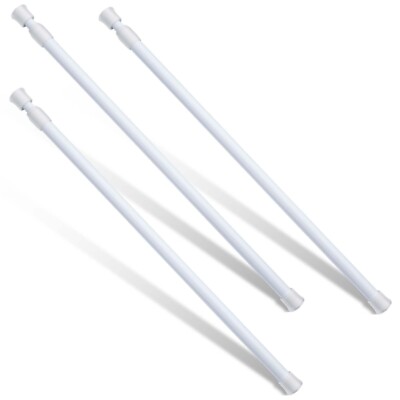 3pcs Window Security Bars, 15.7-27.6 Inch Adjustable Sliding Door Security Lock