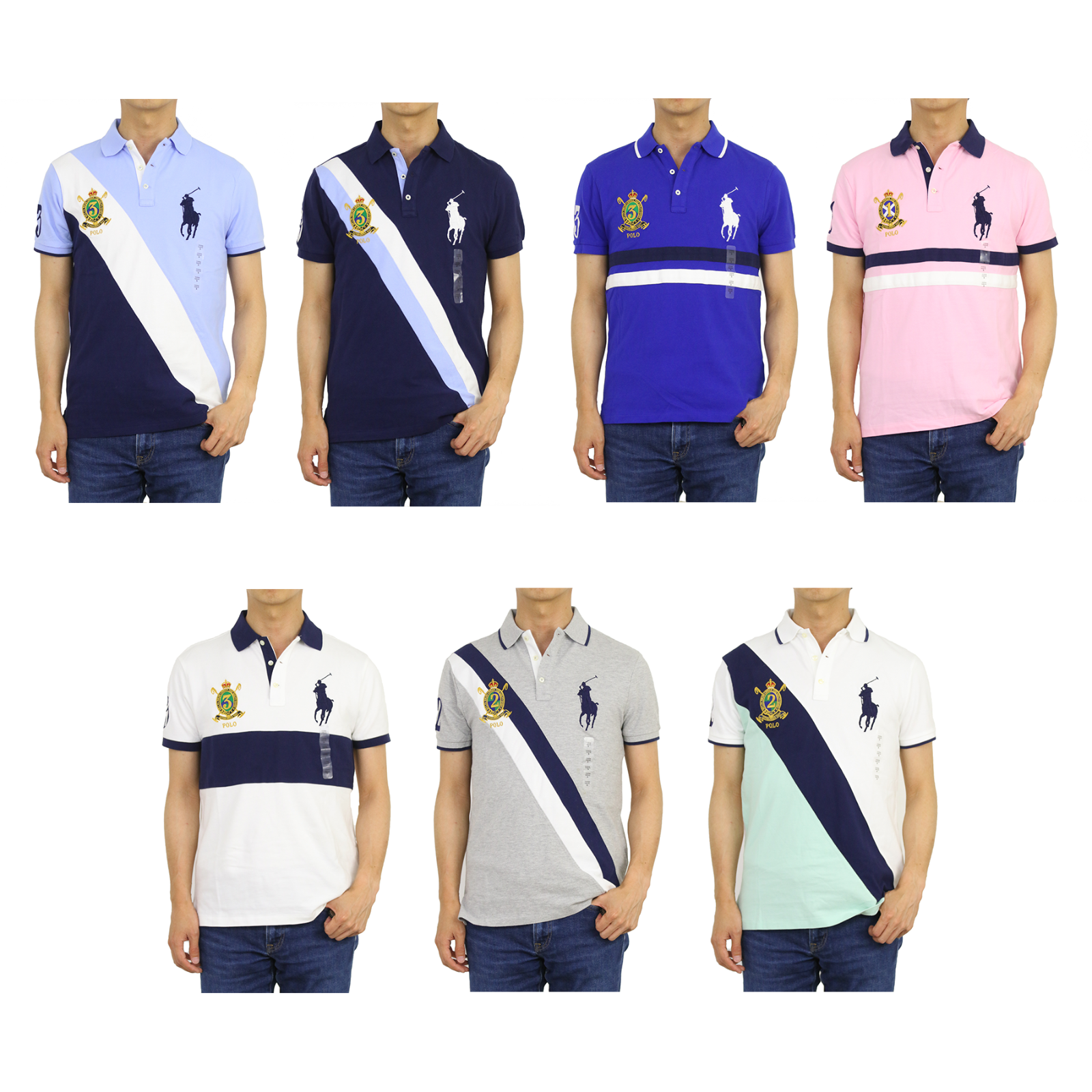 

Рубашка-поло с коротким рукавом и эмблемой на заказ Polo Ralph Lauren Big Pony