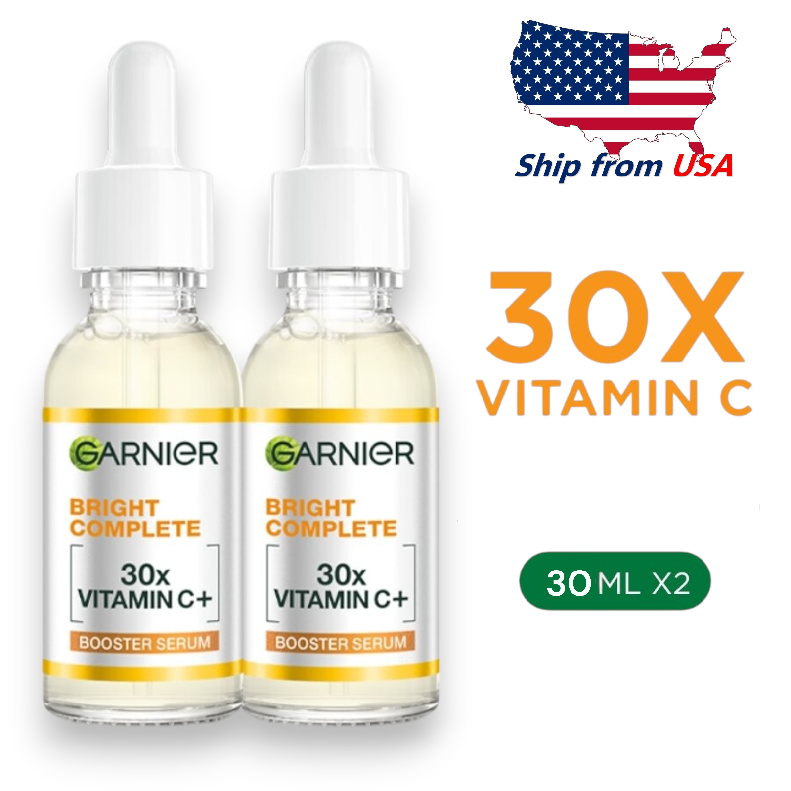 Garnier Bright Complete 30X Vitamin C Booster Serum 30 ml