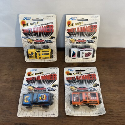 Vintage NOS Faie Swift Runner 1:64 Diecast Trucks Lot of 4