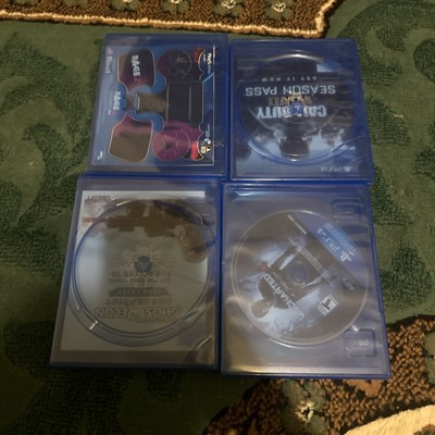 4 X PlayStation 4 PS4 Genuine Sony OEM Replacement Game Case + Uncharted 4