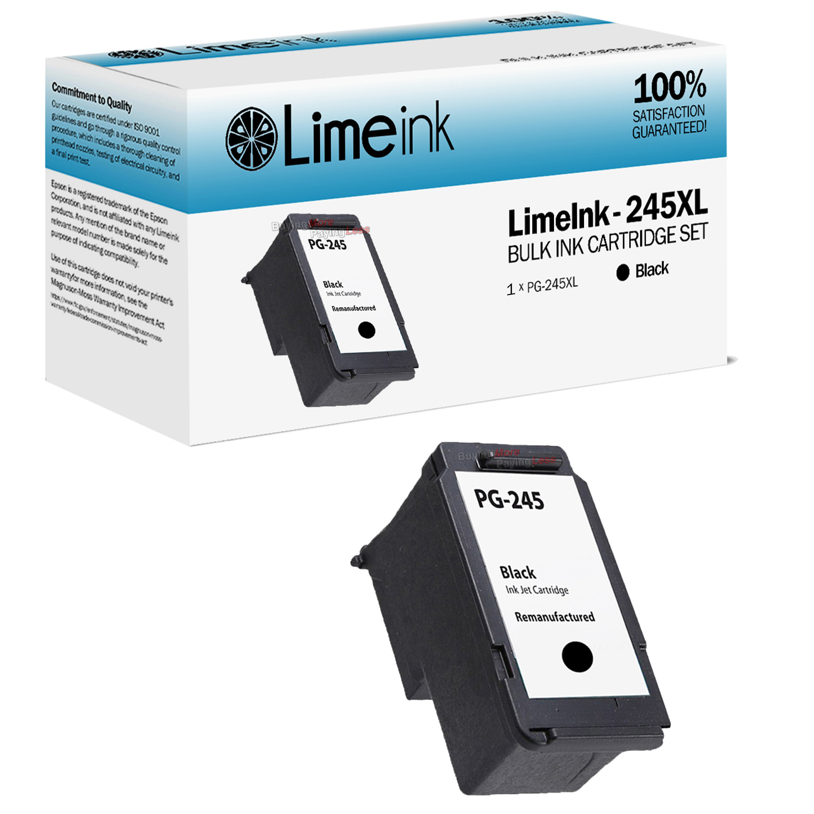 1 Pg 245xl Black Ink Cartridges For Canon Pixma Ip2820 Mg2420 Mg2520 Mg2920 Storepaperoomates Shop Cheapest Online Global Marketplace