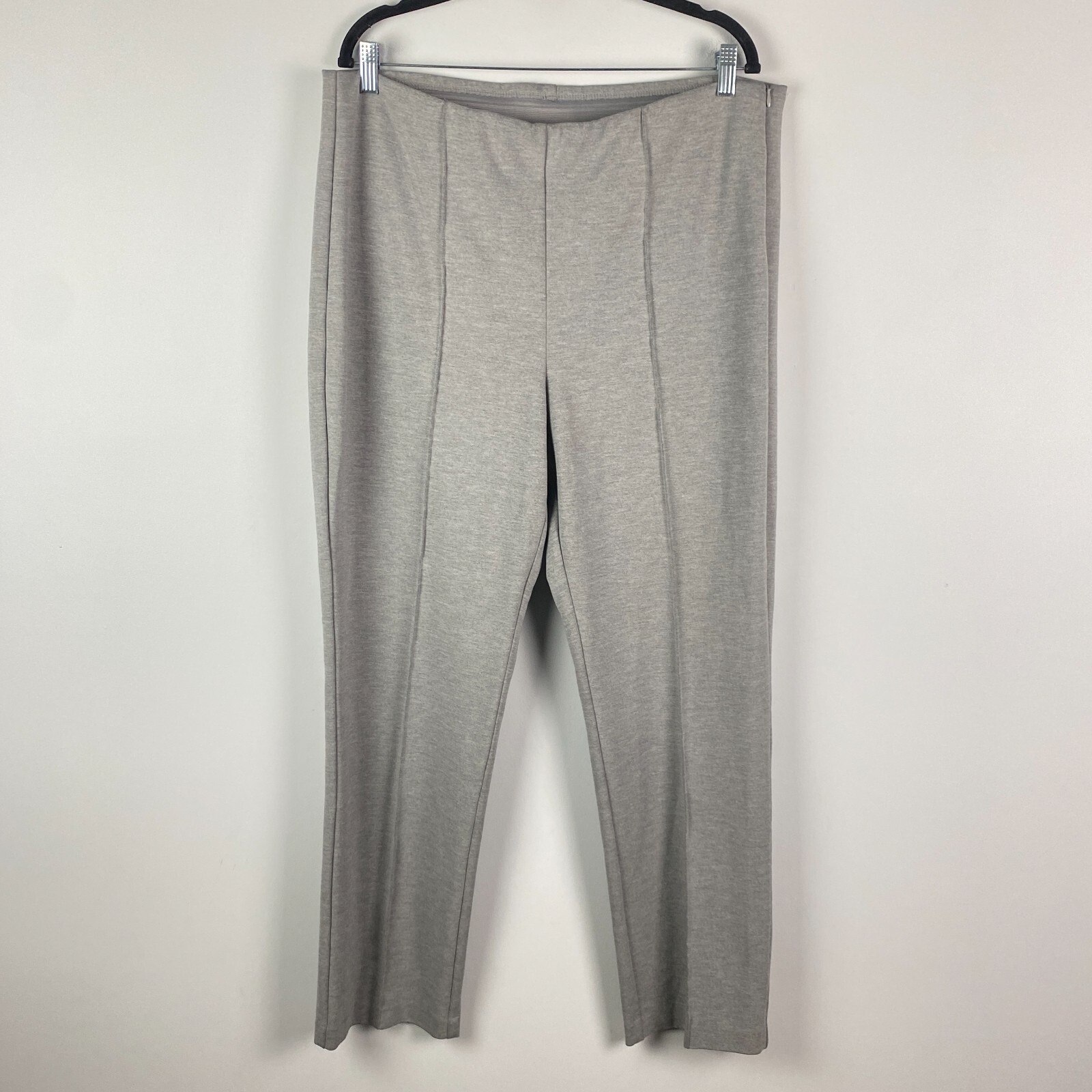 chikoページ Chicos The Lindy Side Zip Pants Size 3 US 16 Gray Stretch | eBay