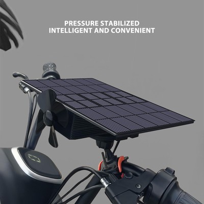 Solar Wind Power Generator Aluminum Alloy Electric Bike Range Extending Gene CST