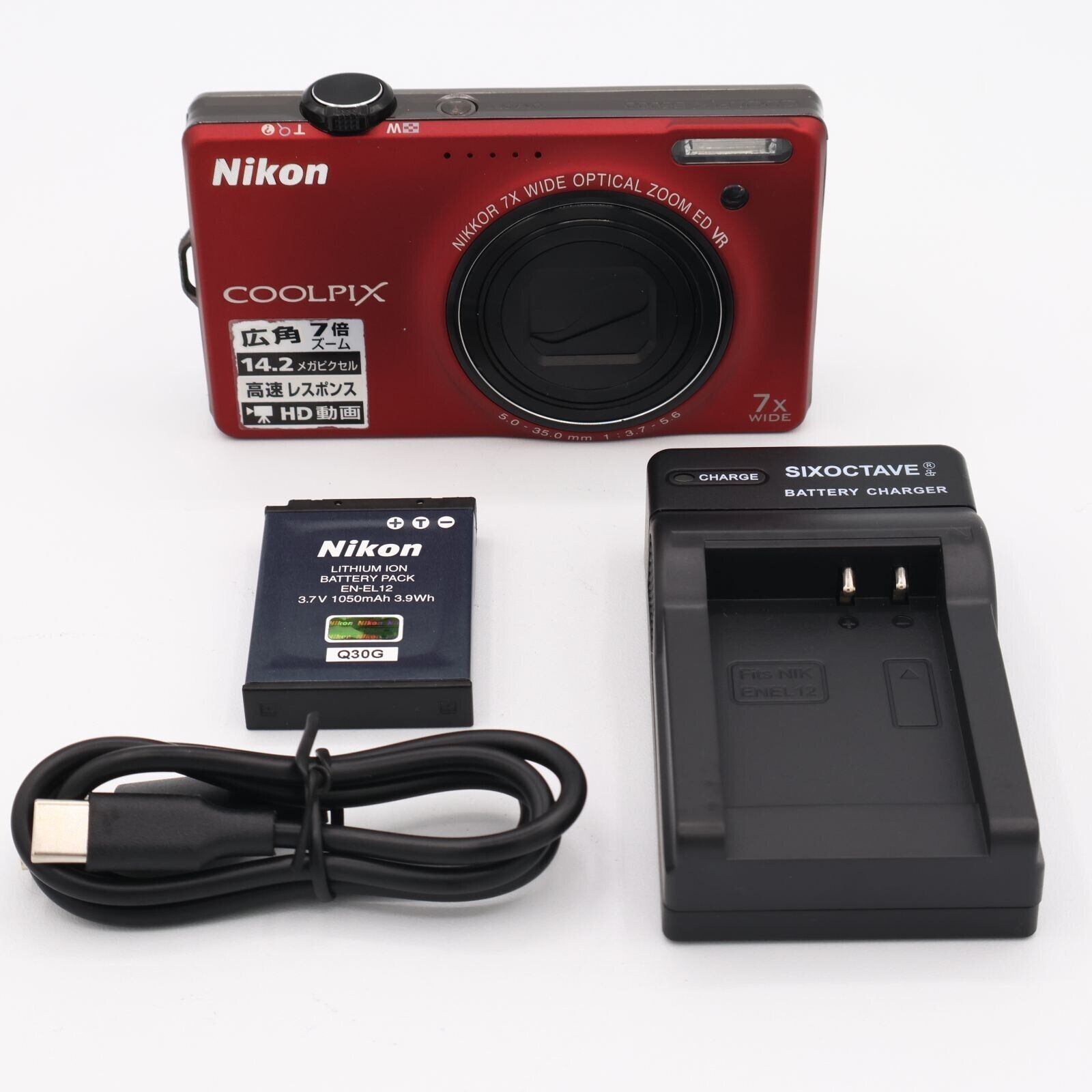 Nikon COOLPIX S6000 Red S6000RD Camera used from Japan | eBay Nikon COOLPIX S6000 Red S6000RD Camera used from Japan | eBay