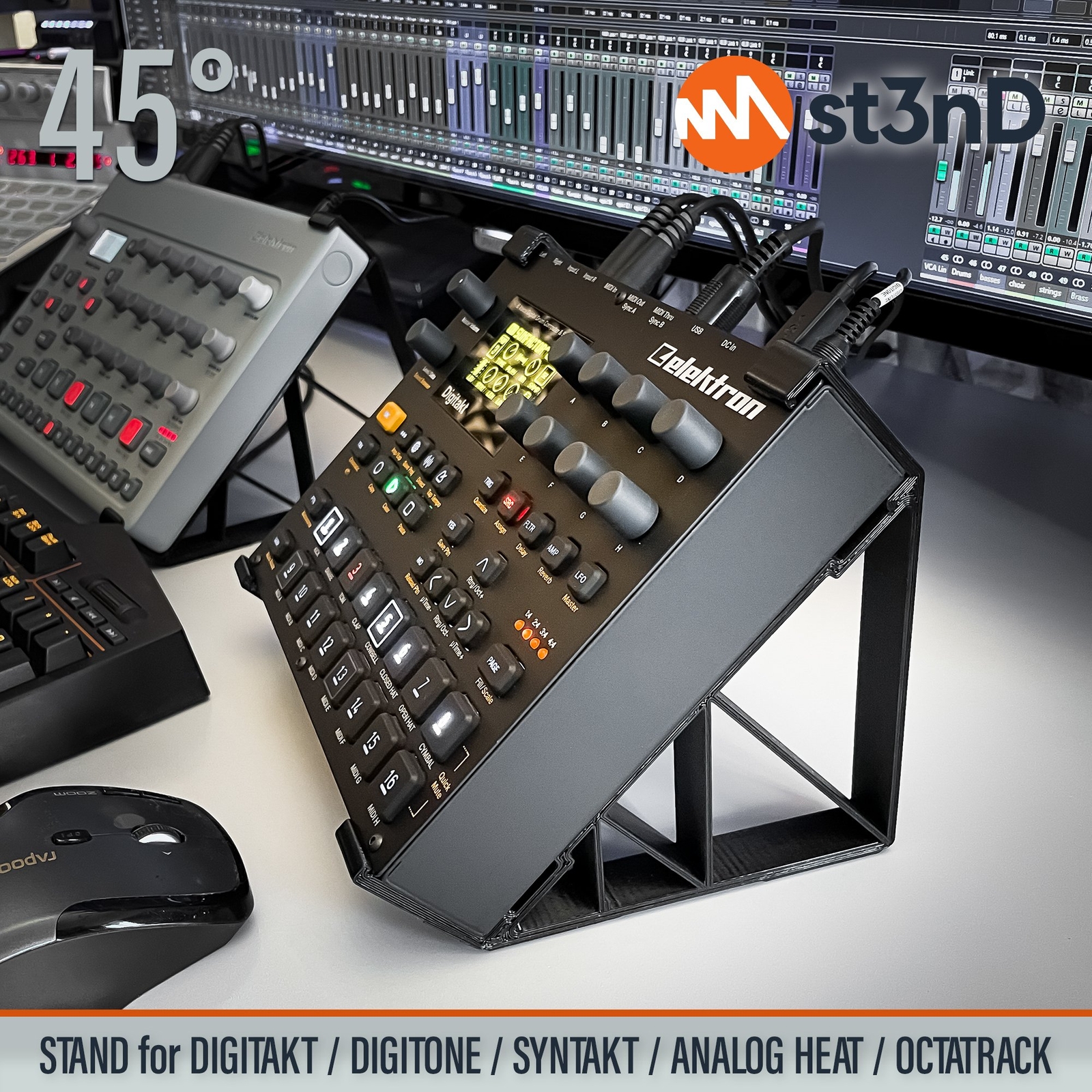 STAND for ELEKTRON Digitakt / Digitone / Syntakt / Analog Heat Mk1 & Mk2 /