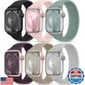 6 Pack Silicone Solo Loop Bands Compatible with Watch Band 40mm 38mm 41mm 44mm 45mm 46mm 42mm 49mm, Soft Stretchy Strap Sport Replacement Wristband for iWatch Series 10 9 8 7 6 SE 5 Ultra 4 3 2 1
