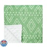 TANOFAR Baby Blankets for Unisex Boys Girls, Ultra Soft Minky Blanket with Double Layer Dotted, Breathable and Lightweight Receiving Blanket for Newborns, 30x40 Inches, Green