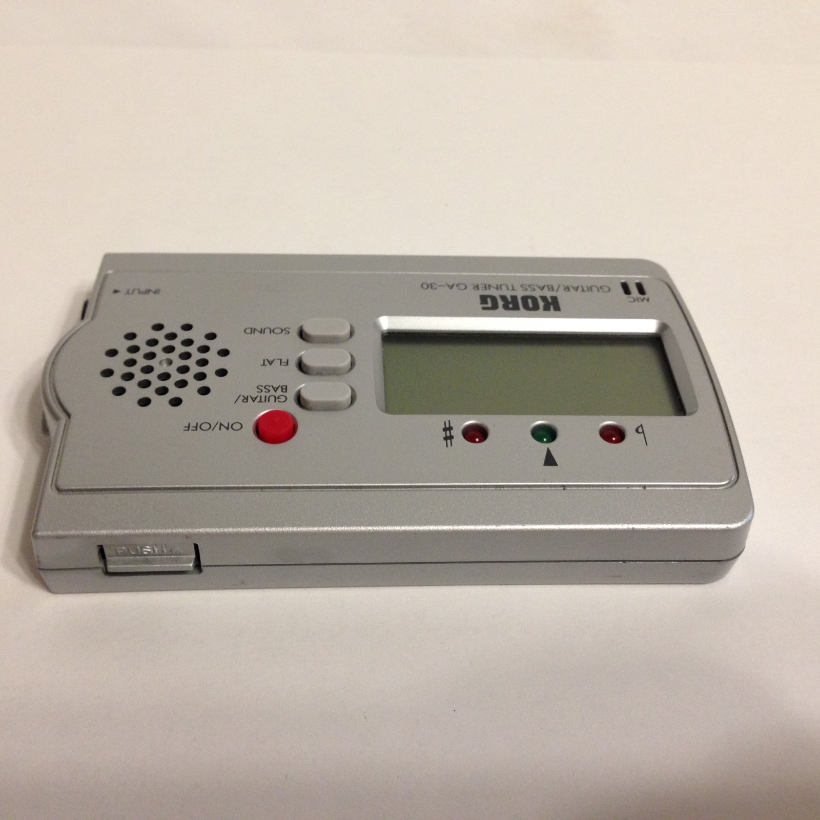 KORG GA-30 Ultra Compact Guitar/Bass Tuner Working Perfectly