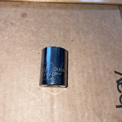 Duracraft Pro 1/2-Inch Drive x 20mm Shallow 6-Point Metric Socket Ready To Work!