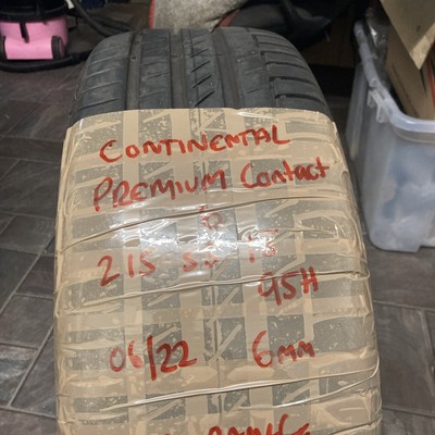 2155518 215 55 18 21555R18 CONTINENTAL PREMIUM CONTACT 6 TYRE 6mm DOT 06/22
