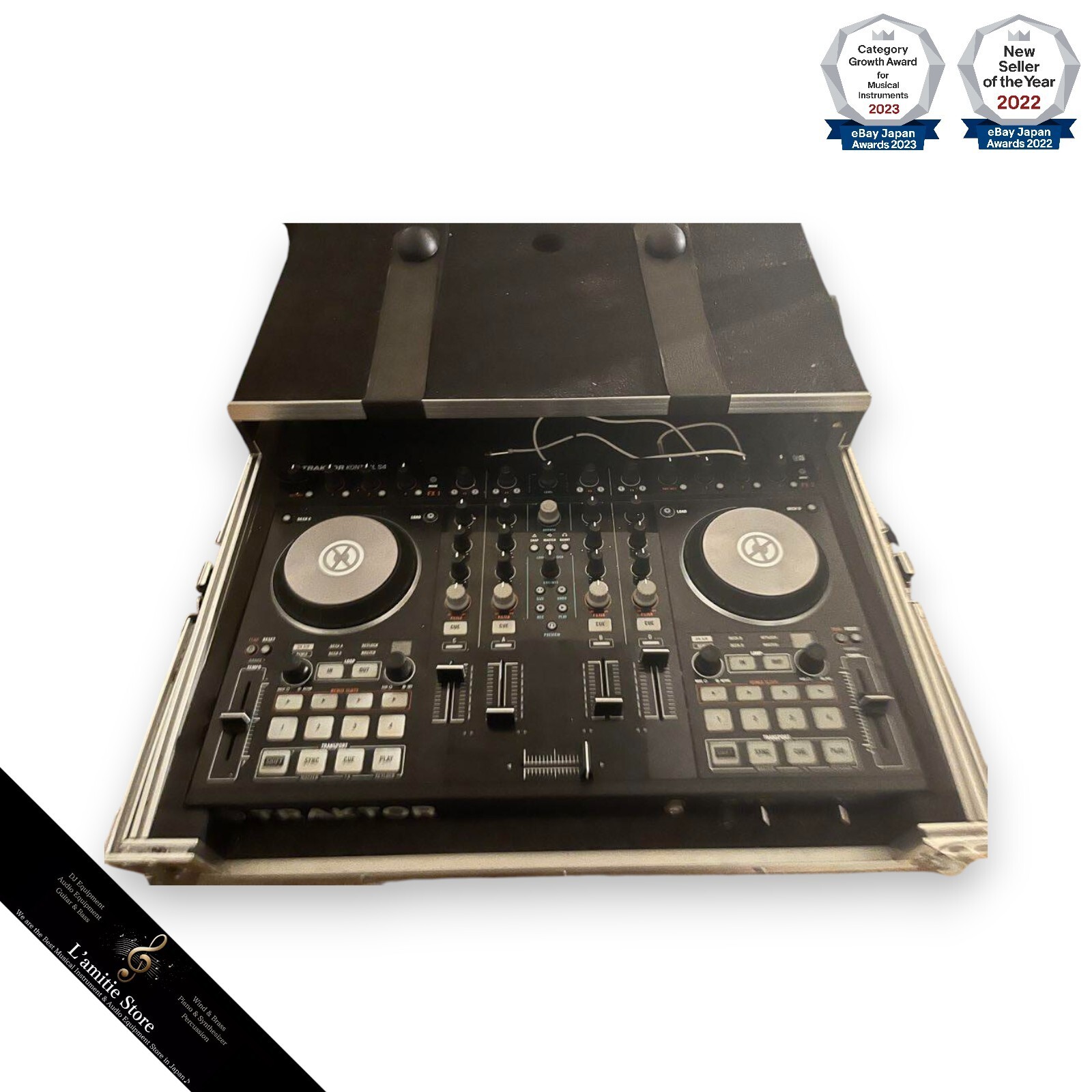TRAKTOR KONTROL S4 MK2 PRO4トランスファーID付き Native Instruments Traktor Kontrol S4 MK2 Pro DJ Controller