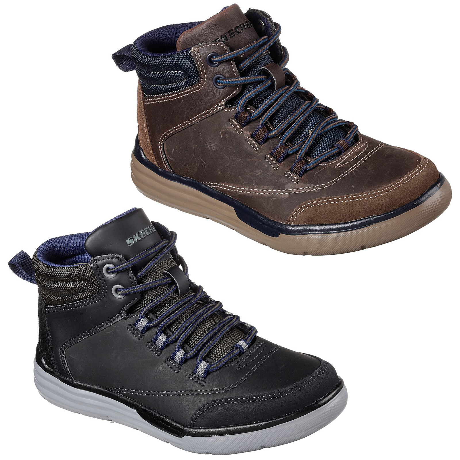 skechers memory foam high tops