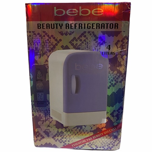 Bebe Beauty Refrigerator Purple 4 Liters Cold AND Hot NEW Cosmetic Makeup Mini