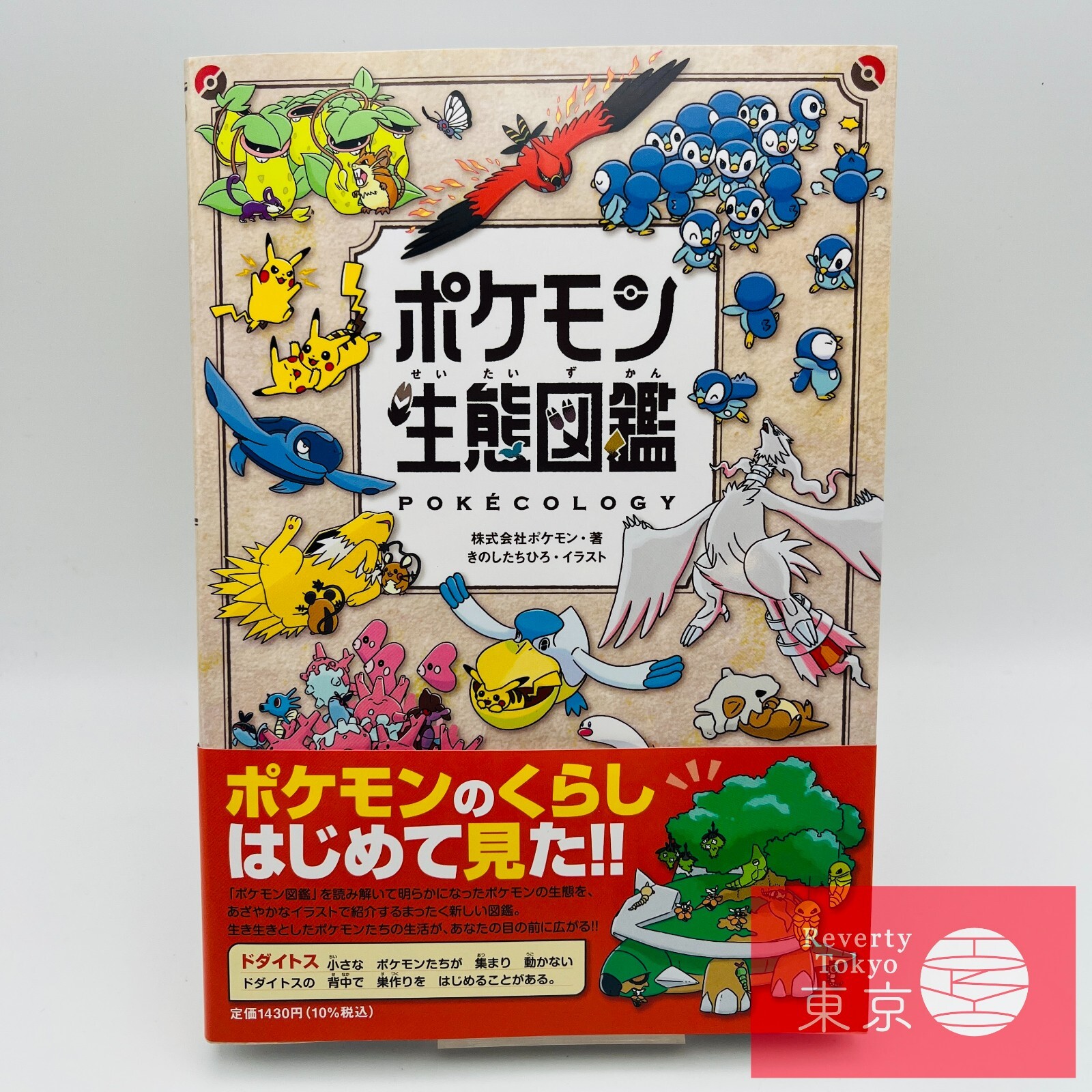 environmental 1 〜4アートブック Pokecology Pokemon Ecology Encyclopedia Artbook Japanese